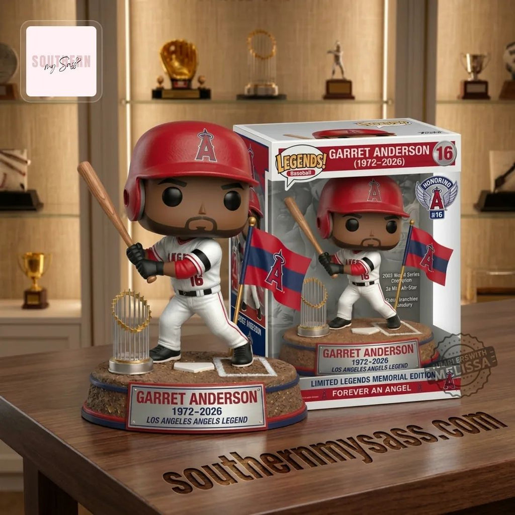 Los Angeles Angels Garret Anderson Legends Memorial Funko Pop Figure Doll
