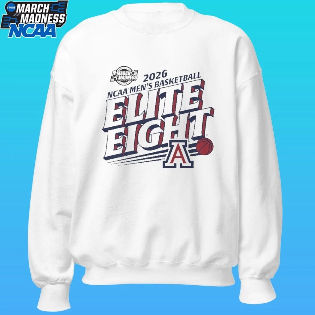 Arizona Wildcats 2026 Ncaa Men’s Basketball Elite Eight March Madness Shirt