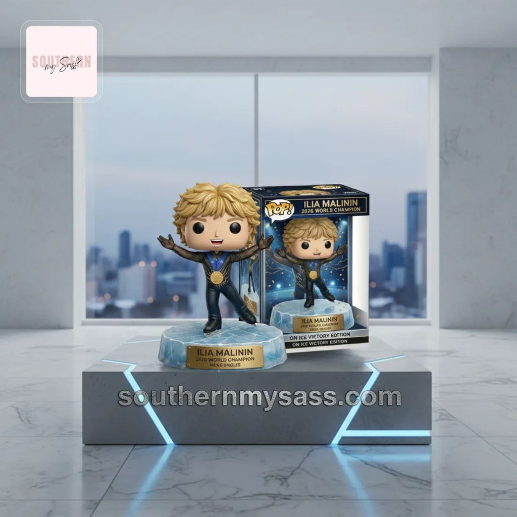 Ilia Malinin 2026 World Champion On Ice Victory Edition Pop Figure Doll