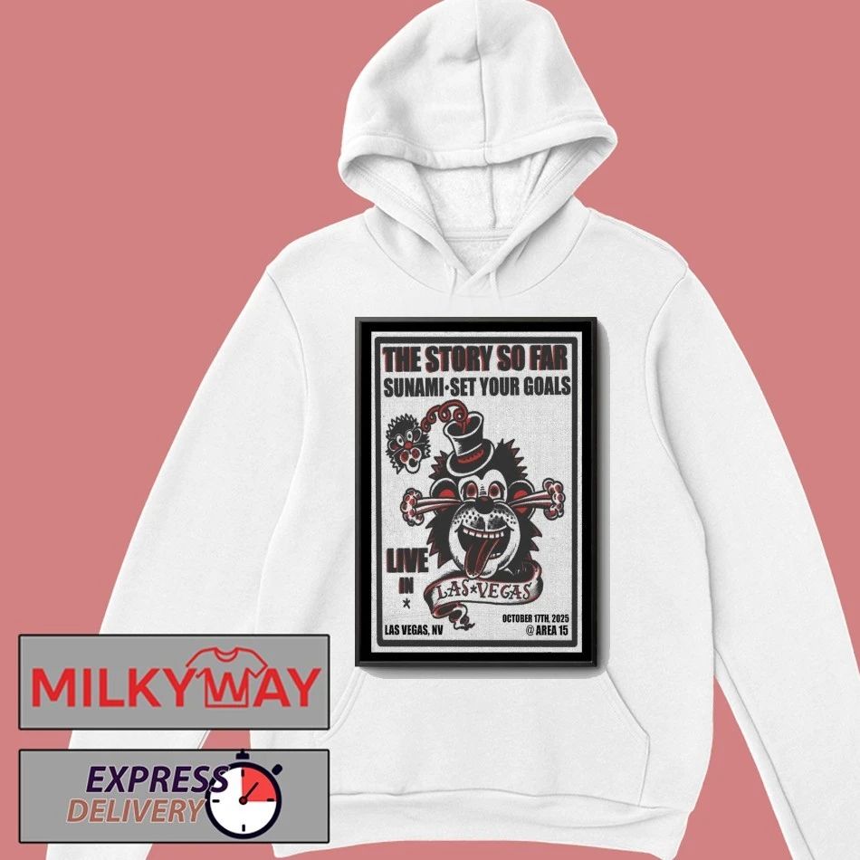 Poster The Story So Far Tour Las Vegas 10.17.2025 shirt