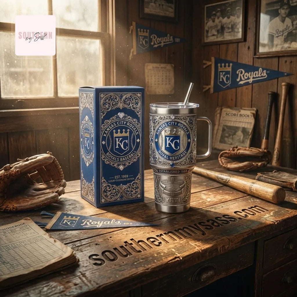 Kansas City Royals Luxury Heritage YETI 40 oz Insulated Tumbler