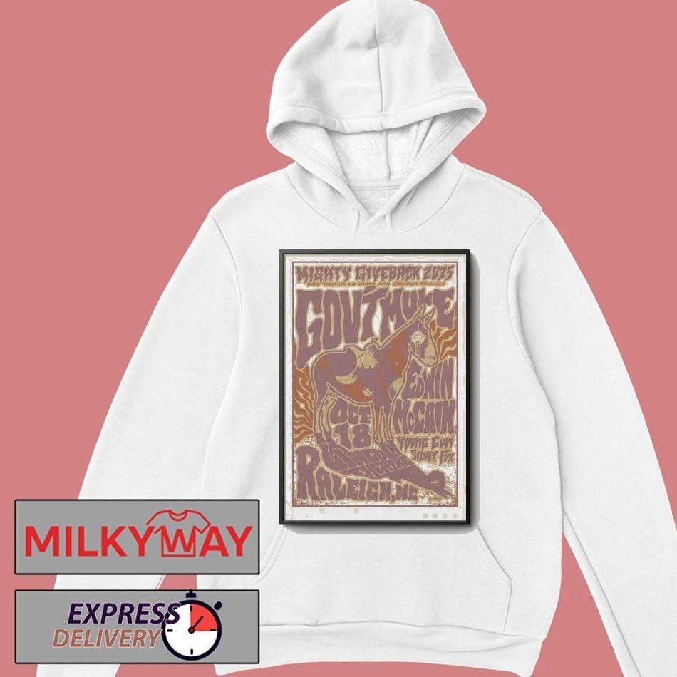 Gov’t Mule 10.18.2025 Lincoln Theatre Outdoor Stage in Raleigh NC Poster shirt