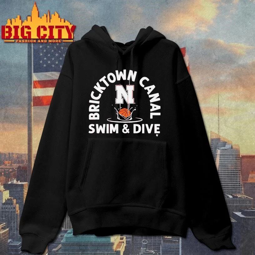 Nebraska Basketball Bricktown Canal Swim & Dive Graphic Shirt