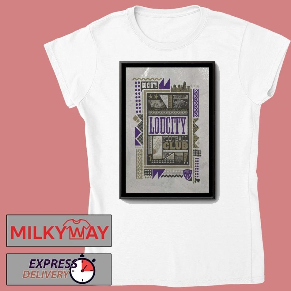 Louisville, Kentucky LouCity Football Club Poster shirt