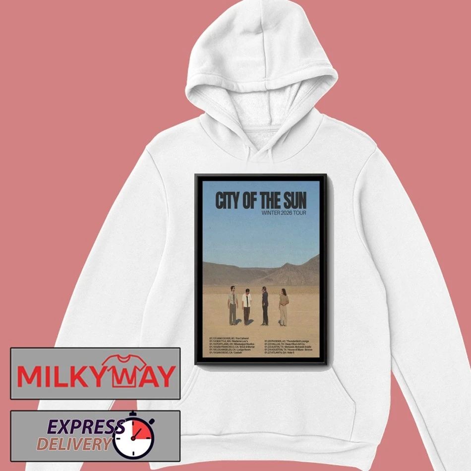 City Of The Sun Winter 2026 Tour Poster shirt