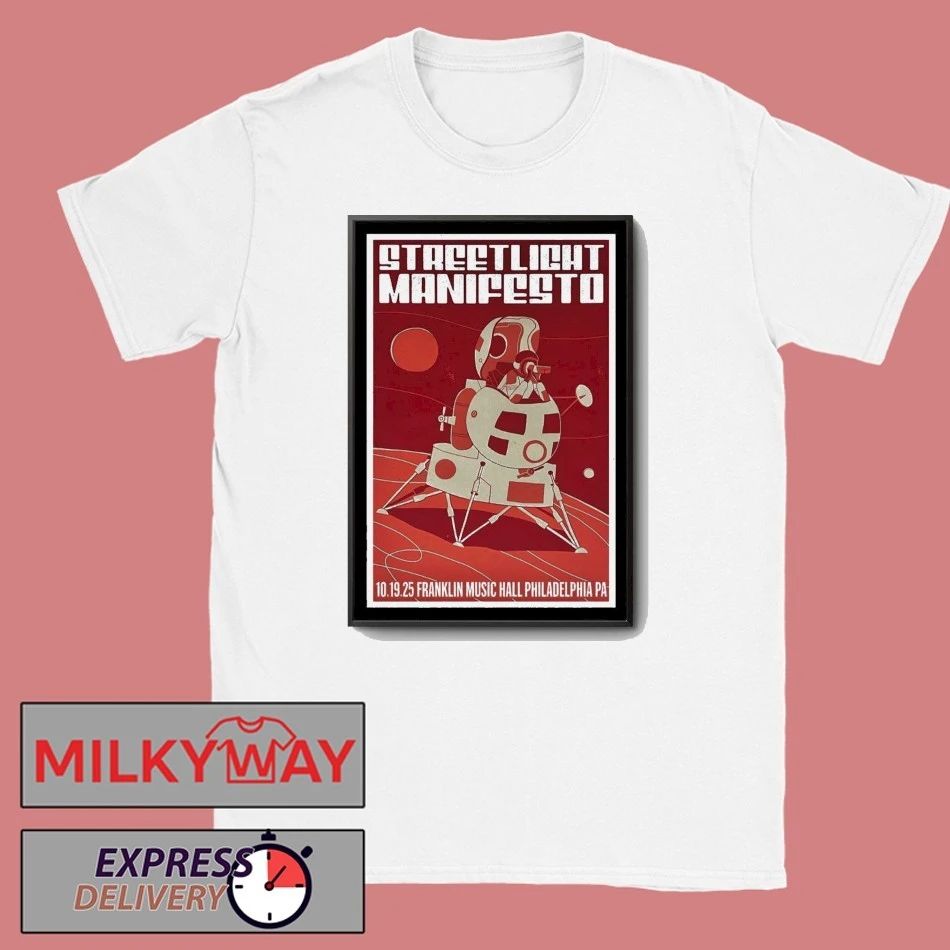 Streetlight Manifesto October 19, 2025 Franklin Music Hall, Philadelphia, PA Poster shirt