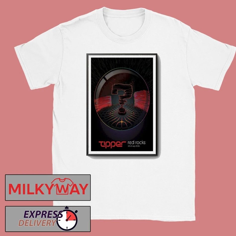 Tipper Tour Red Rocks 2025 Poster shirt