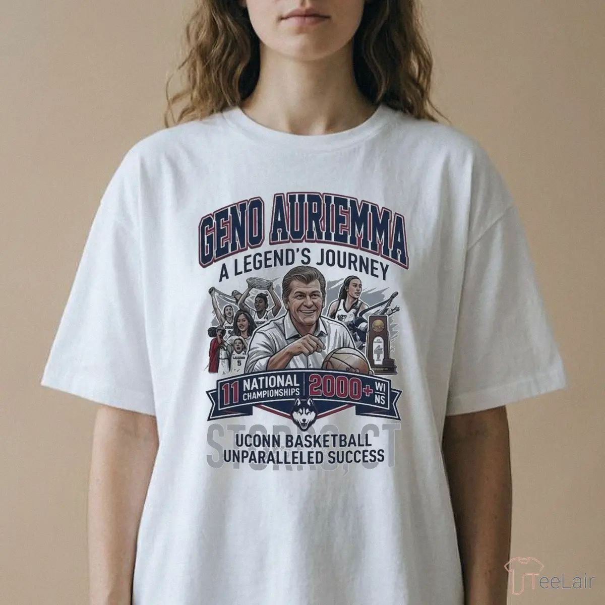 UConn Coach Geno Auriemma Sport Shirt