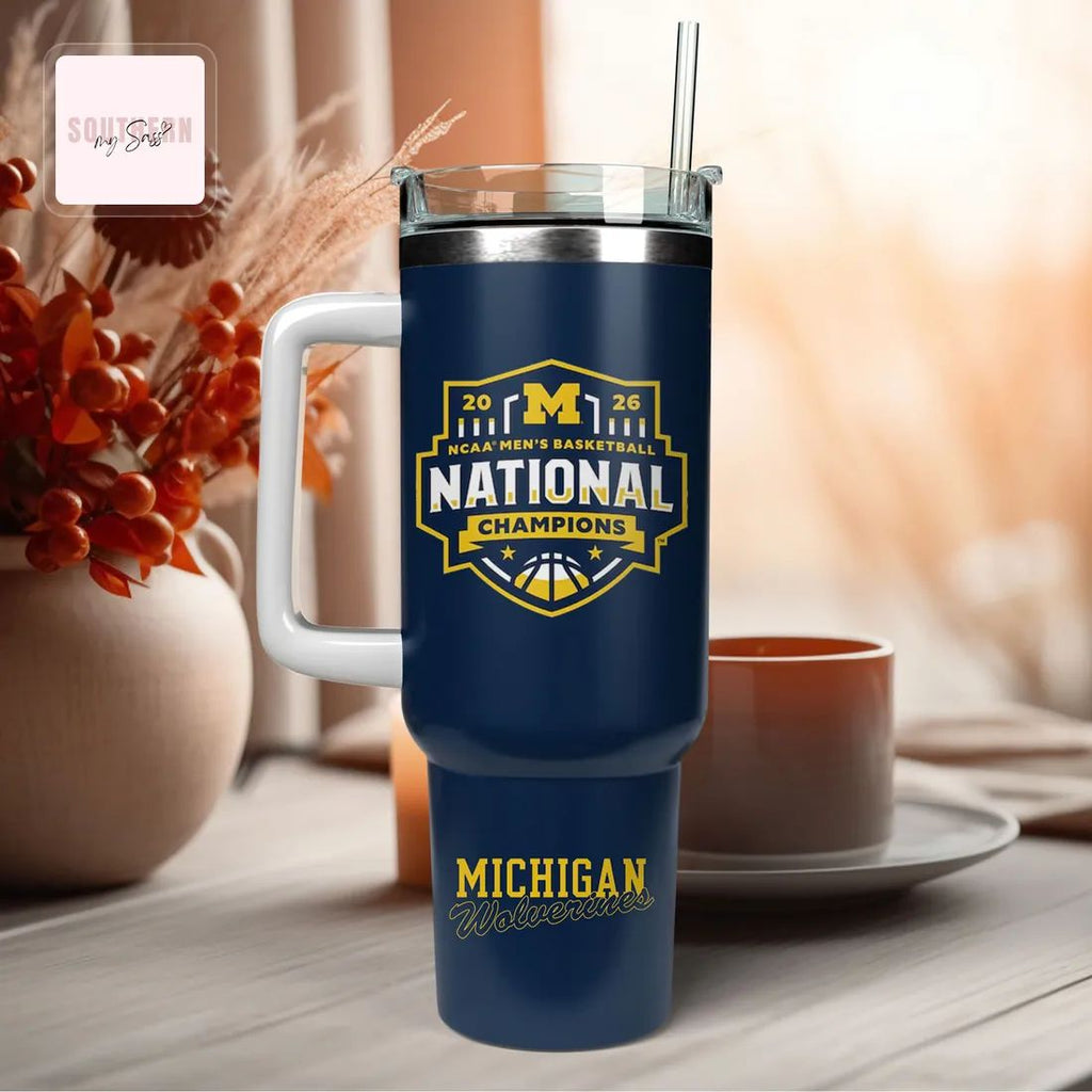 2026 NCAA Men’s Basketball Michigan National Champions Tumbler