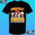 Peanuts Friends Louisville Cardinals Forever Not Just When We Win Shirt