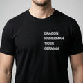 DRAGON FISHERMAN TIGER GERMAN T-Shirt