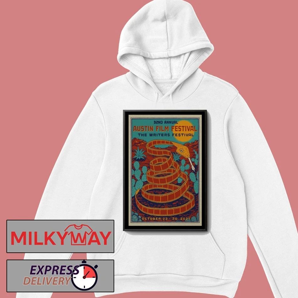 32ND Annual Austin Film Festival The Writers Festival October 23-30, 2025 Poster shirt