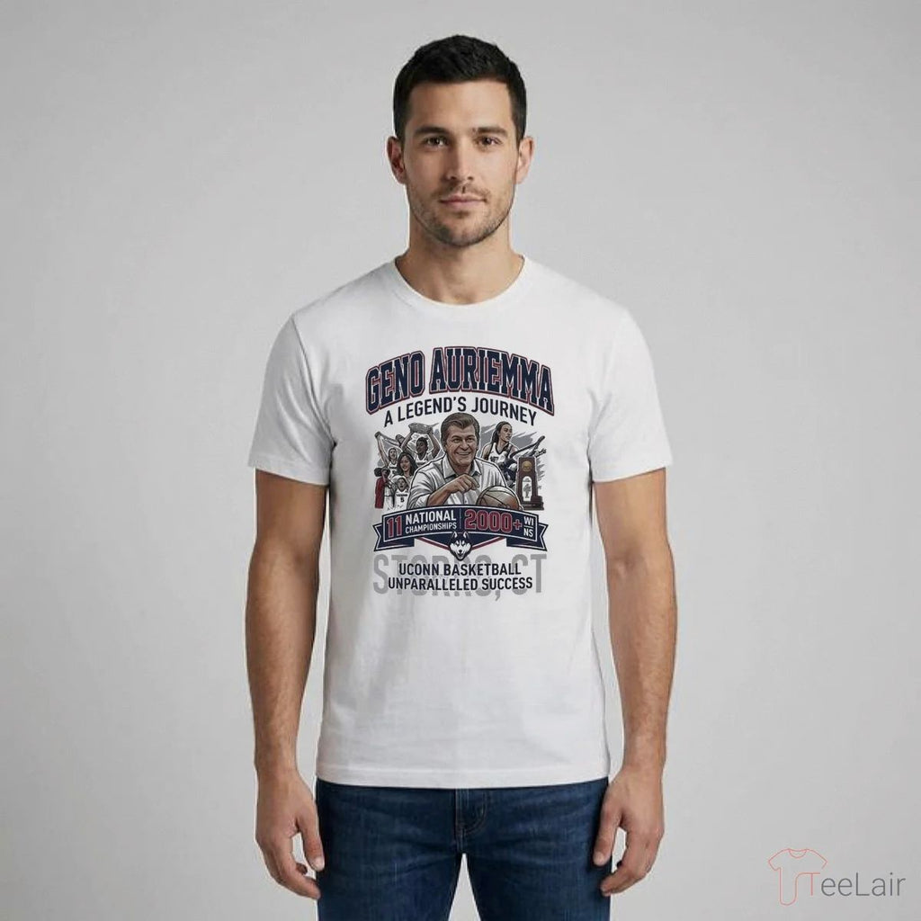 UConn Coach Geno Auriemma Sport Shirt