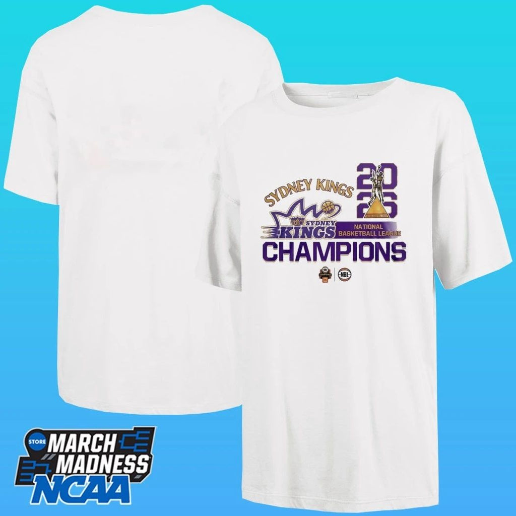 Sydney Kings 2026 NBL Sydney Kings National Basketball League Champions Shirt