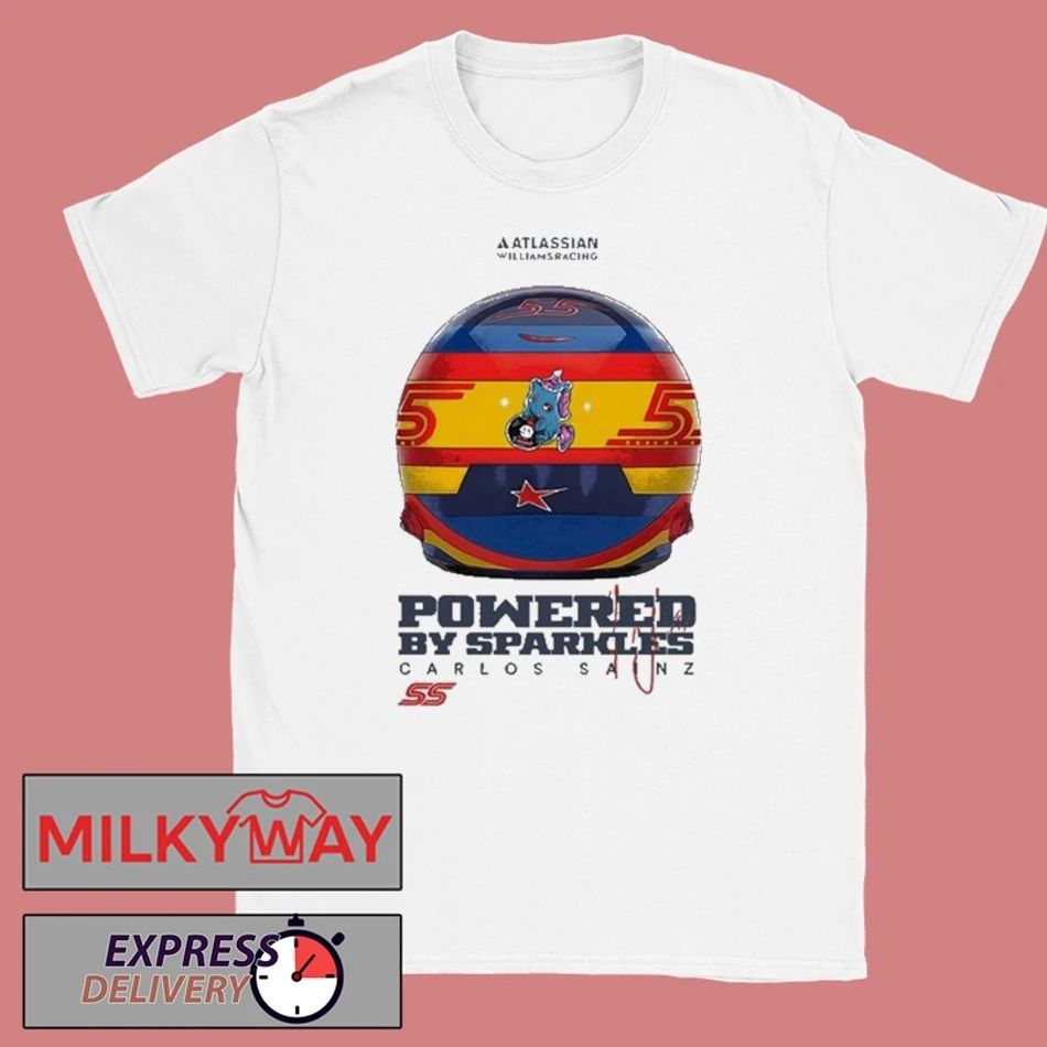 Atlassian Williams Racing Sparkles Powell By Sparkles Carlos Sainz Shirt