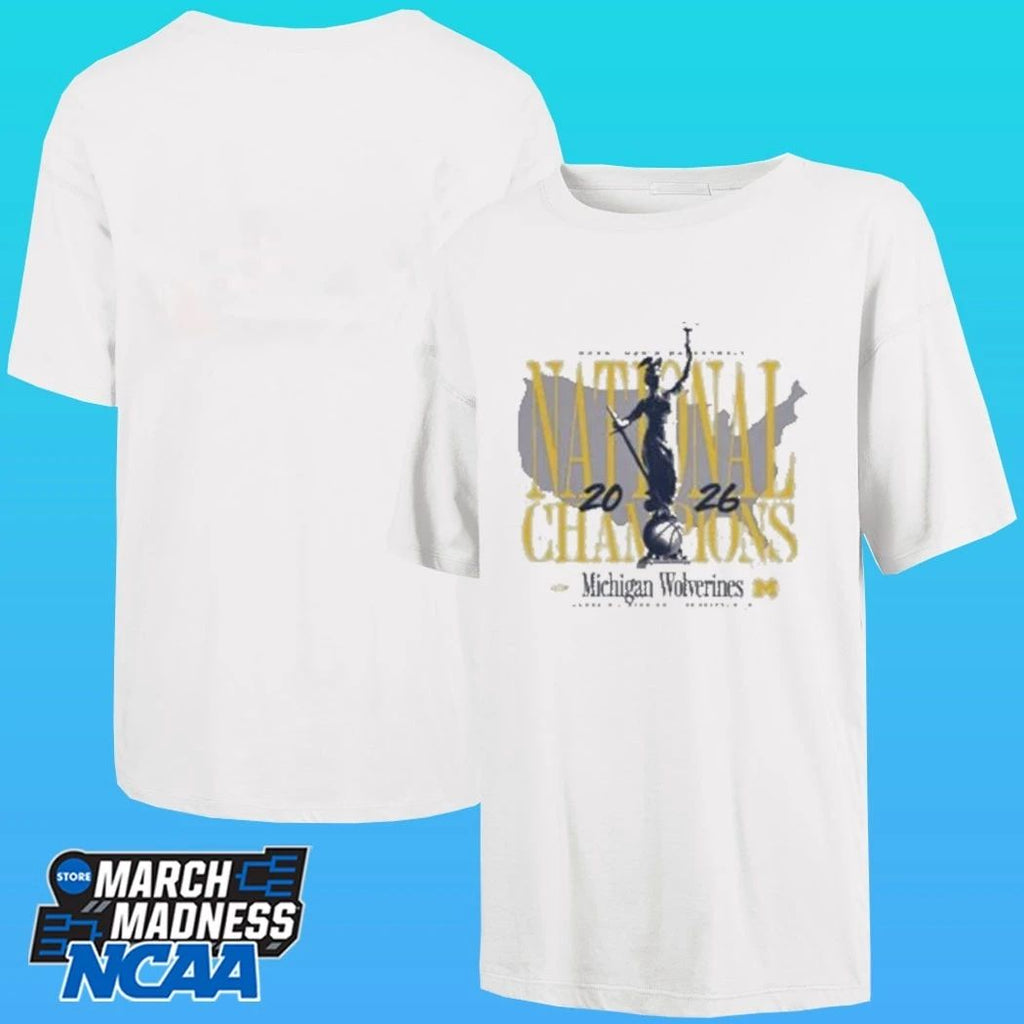 2026 Men’s Basketball Michigan Wolverines National Champions Shirt
