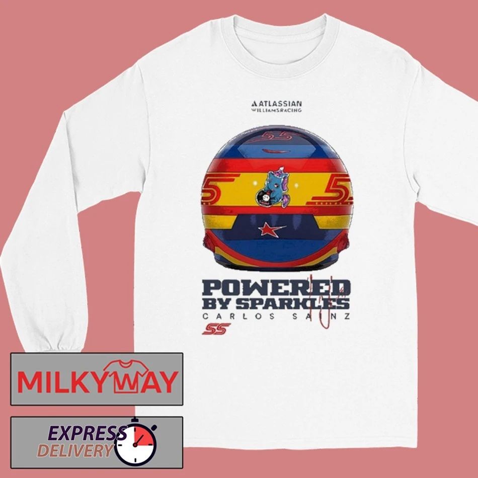 Atlassian Williams Racing Sparkles Powell By Sparkles Carlos Sainz Shirt