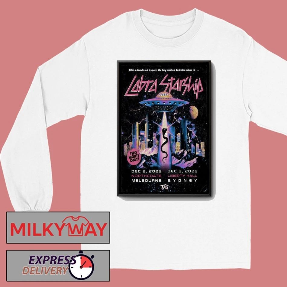 Cobra Starship Northcote Melbourne Dec 2 2025 Poster shirt