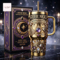 Stevie Nicks Moonlit Gypsy Jewel Edition 40oz Insulated Tumbler With Handle