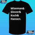 Artemis Ii Nasa Wiseman & Glover & Koch & Hansen Astronaut Names Shirt
