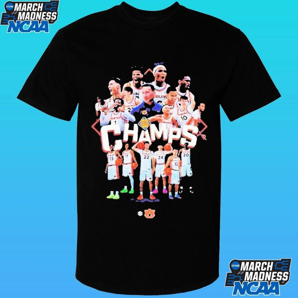 Auburn Tigers Men’s Basketball 2026 Nit Champions Team Members Shirt