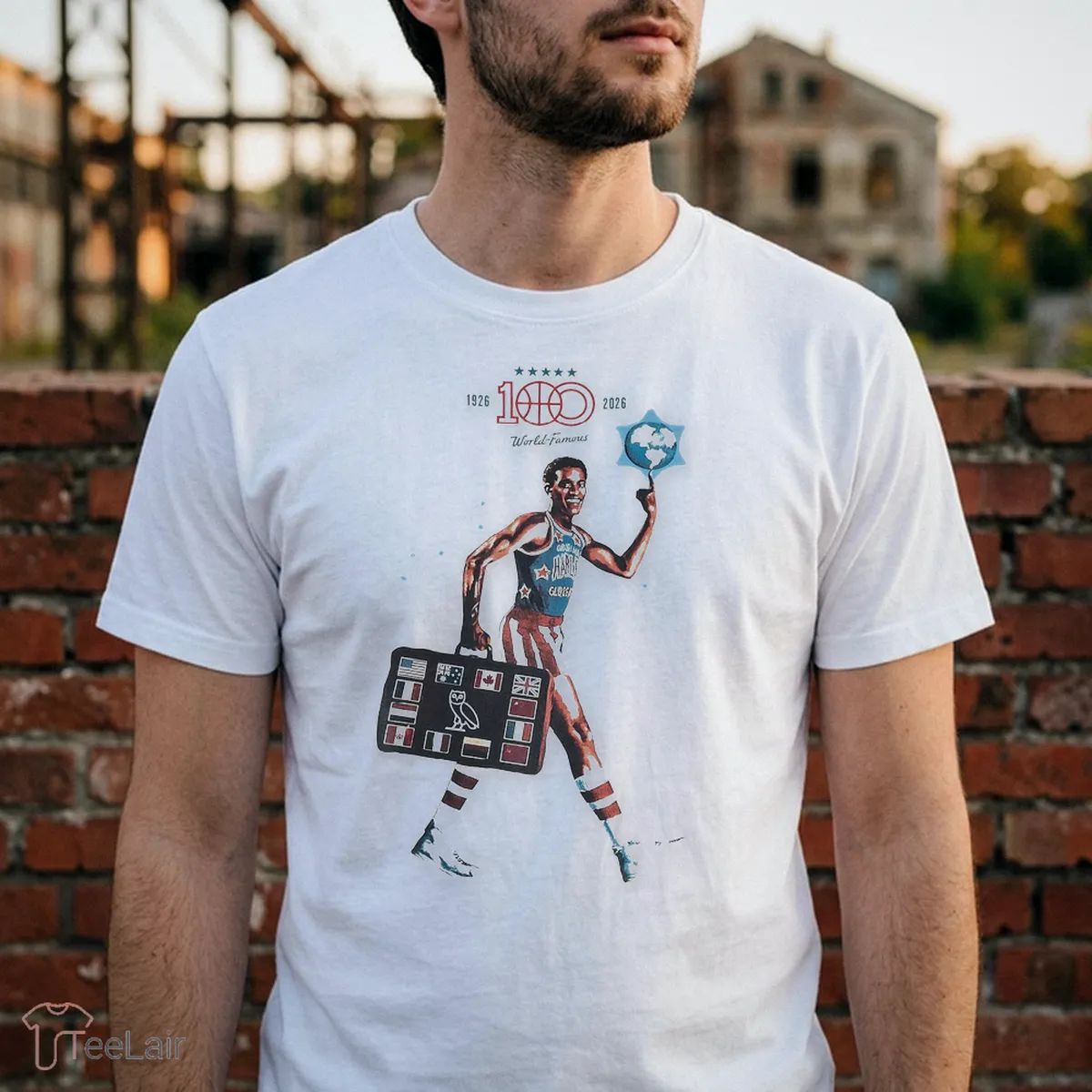 Harlem Globetrotters Tee – Off White Shirt