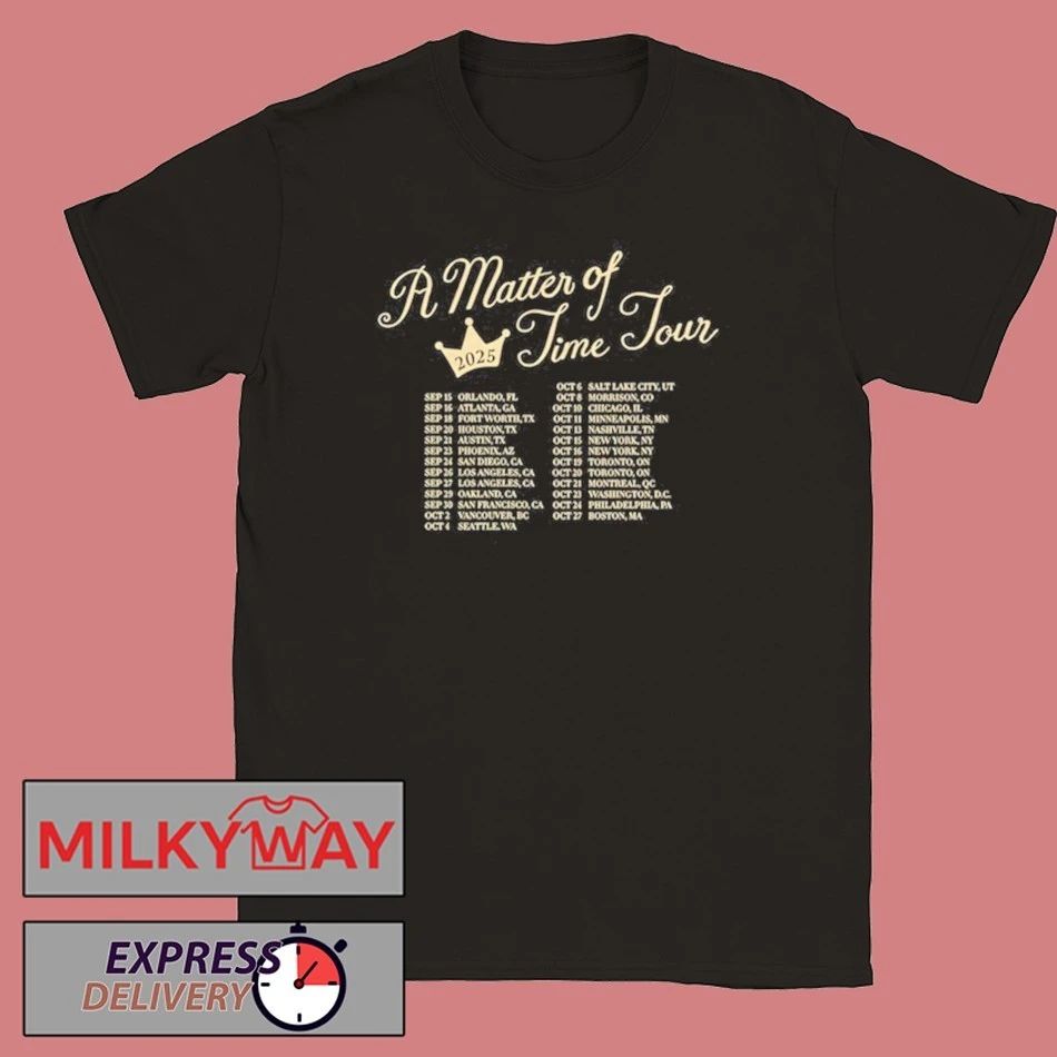 A Matter of Time Tour Black shirt