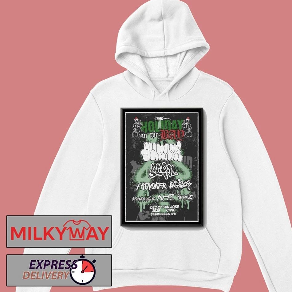 Scowl & Sunami Dec 27 2025 San Jose Civic San Jose CA Poster shirt