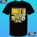 Iowa Hawkeyes Win Nebraska Cornhuskers 2026 Men’s Basketball Sweet 16 March Madness Score Shirt