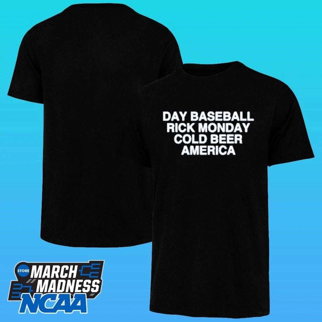 Day Baseball Rick Monday Cold Beer America Shirt