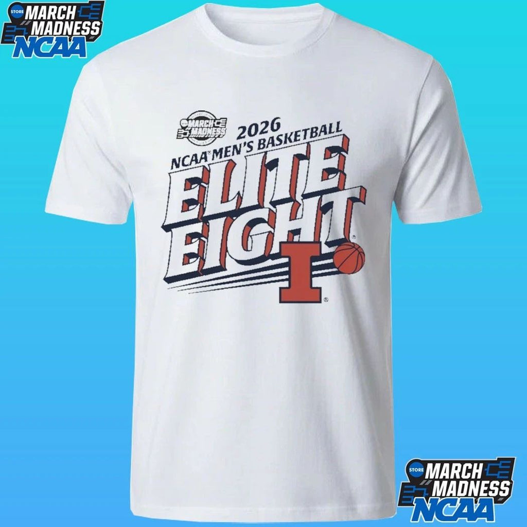 Illinois Fighting Illini 2026 Ncaa Men’s Basketball Elite Eight March Madness Shirt