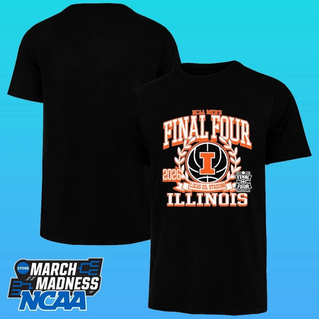 Illinois Illini Final Four 2026 Men’s Basketball Lucas Oil Stadium Shirt