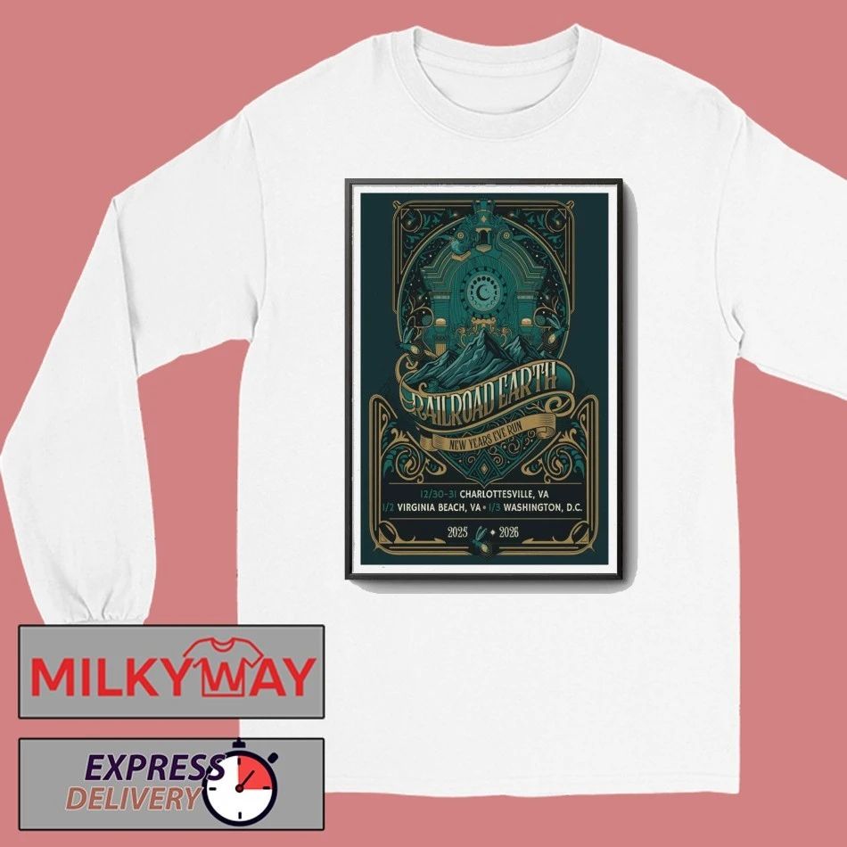 Poster Railroad Earth Tour 2026 New shirt