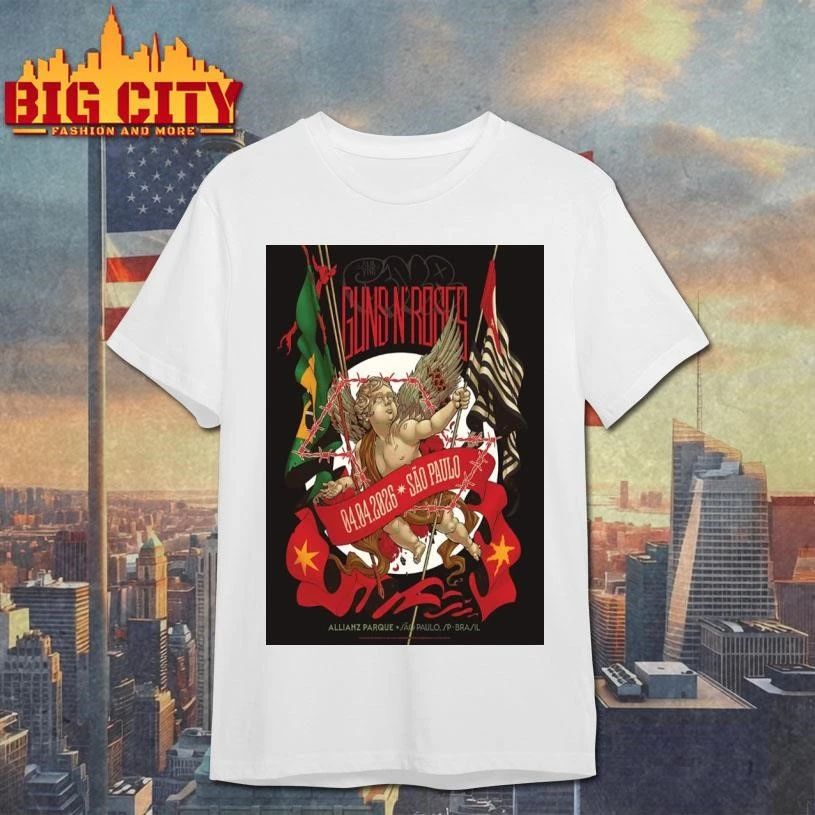 Guns N Roses 2026 Sao Paulo Poster Shirt