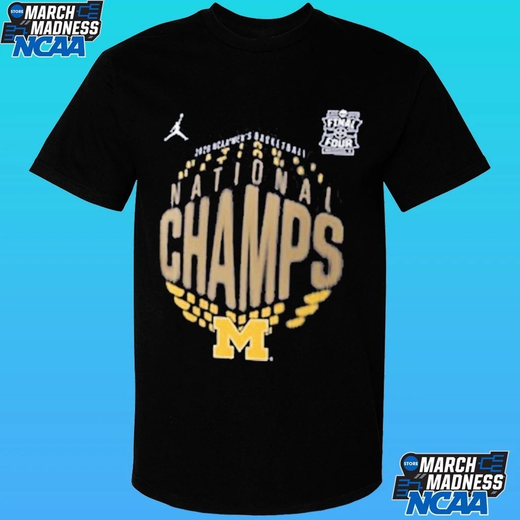 Michigan Wolverines Men’s Basketball National Champions Youth Locker Room Shirt
