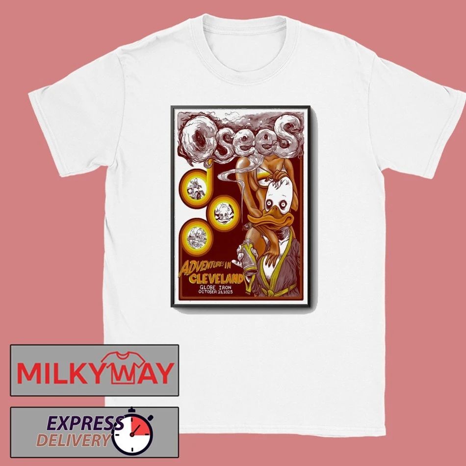 Osees The Globe Iron In Cleveland OH October 28 2025 Poster shirt