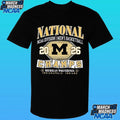 Michigan Wolverines 2026 Men’s Basketball National Champions Hardwood Shirt