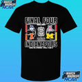 Michigan Wolverines Men’s Basketball Final Four 4-team Court Shirt