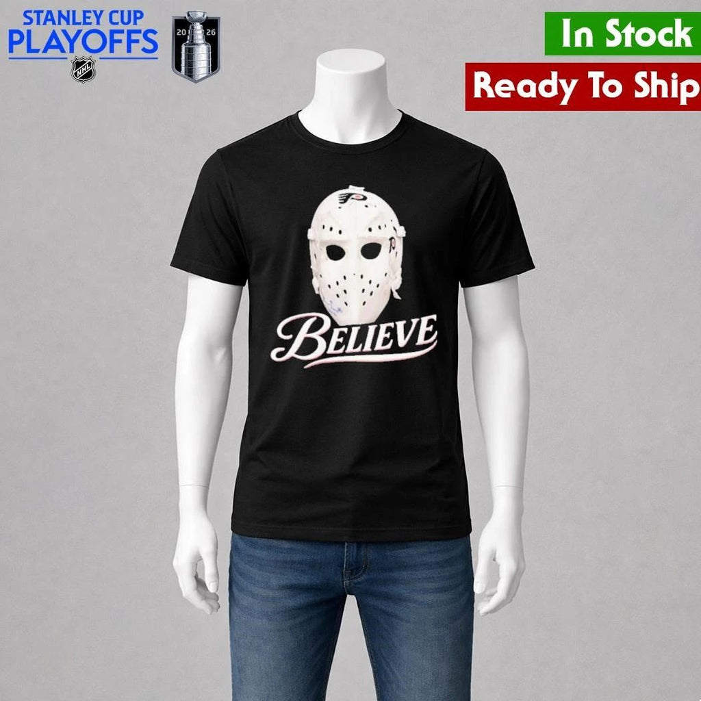 Believe Mask Philadelphia Flyers Shirt