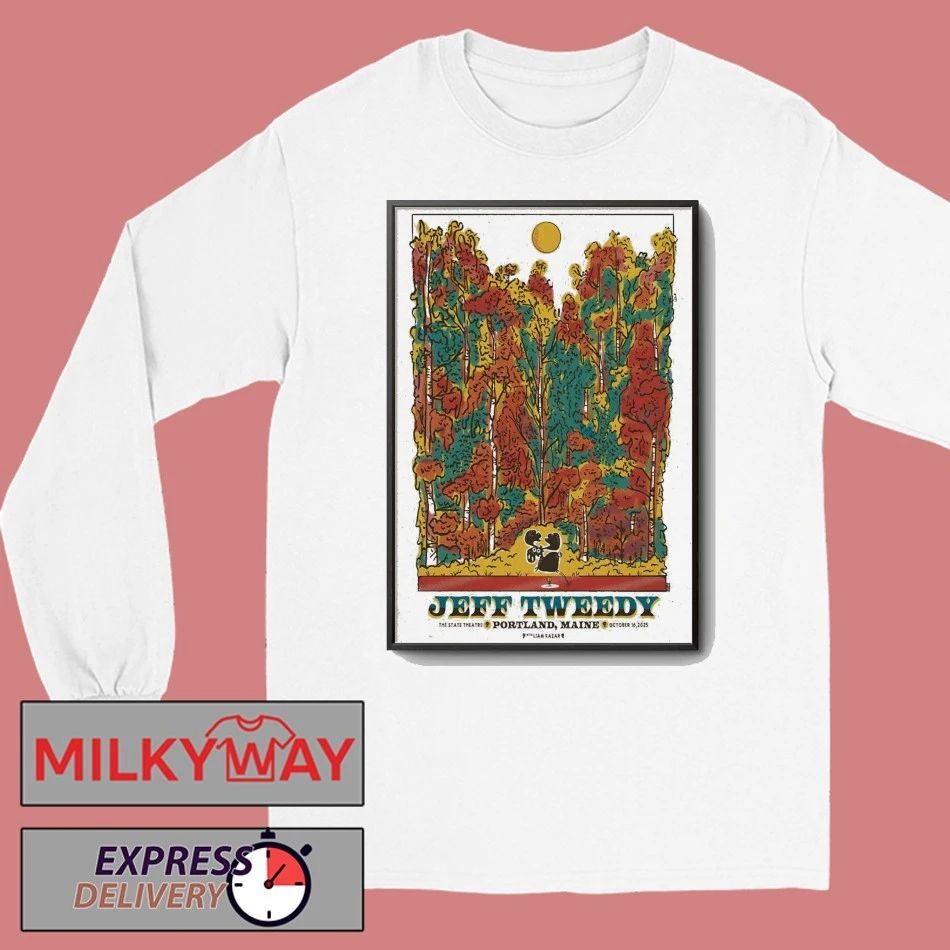 Jeff Tweedy Oct 16 2025 State Theatre in Portland Maine Poster shirt