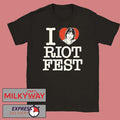 I Love Riot Fest 2025 shirt