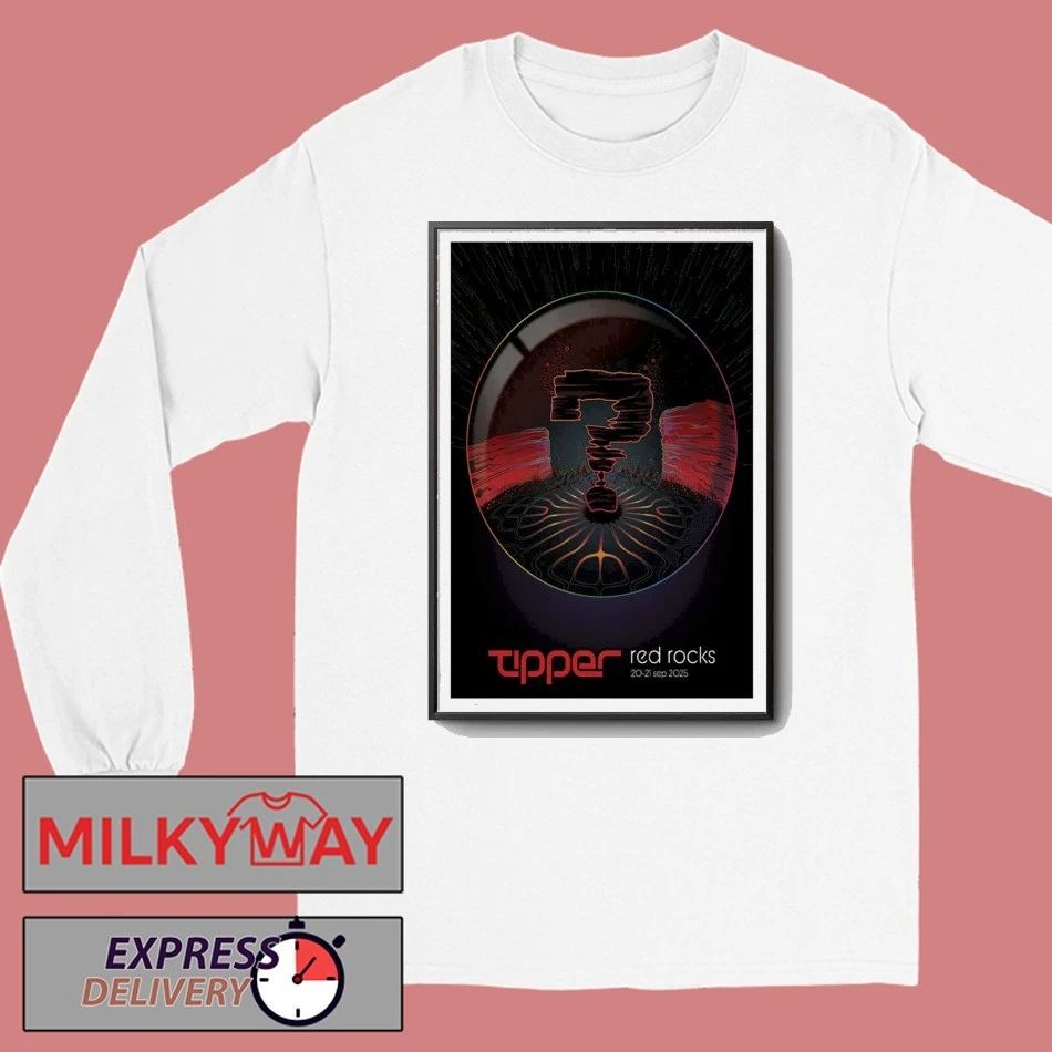Tipper Tour Red Rocks 2025 Poster shirt