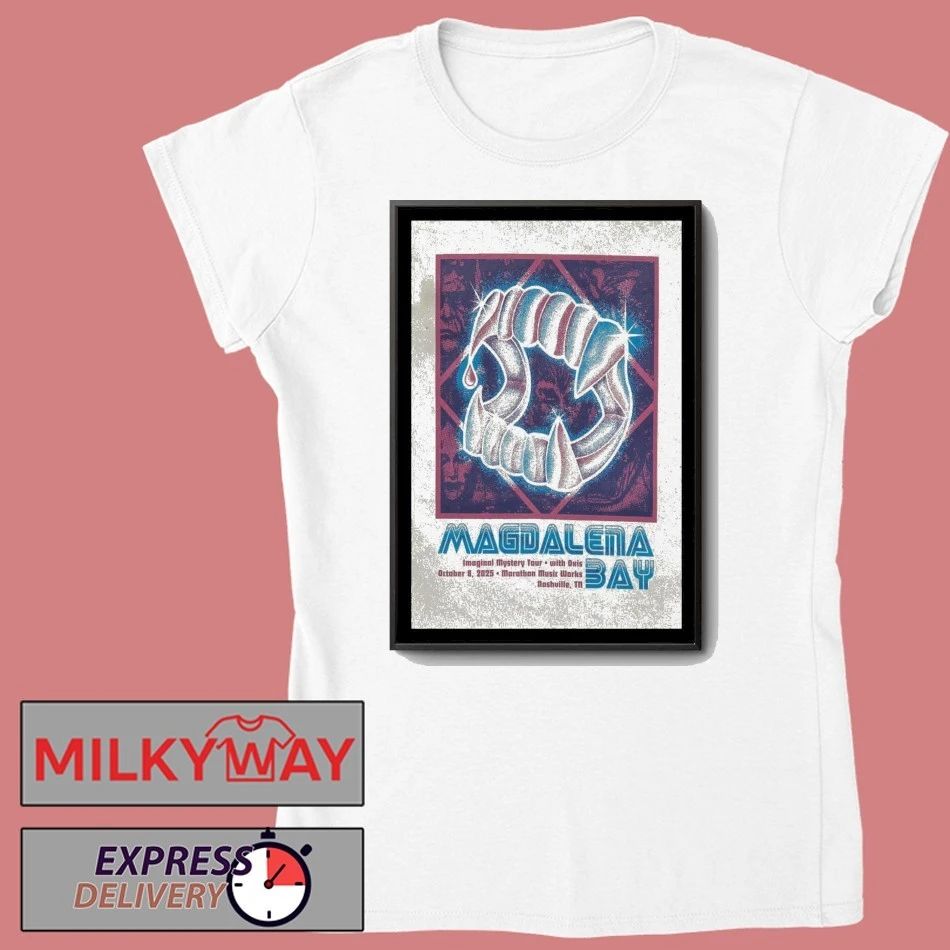 Magdalena Bay Oct 8, 2025 Marathon Music Works, Nashville, TN Poster shirt