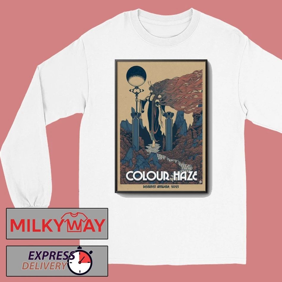 Colour Haze Oct 18 2025 Desertfest Antwerp Poster shirt