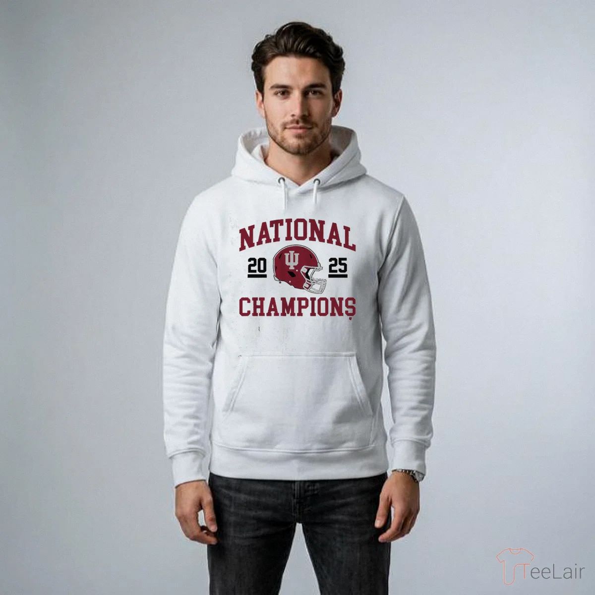Indiana Football 2025 College Football National Champions Helmet T-Shirt