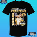 Michigan Wolverines Men’s Basketball Campus Ink 2026 National Champion #11 Roddy Gayle Jr Shirt