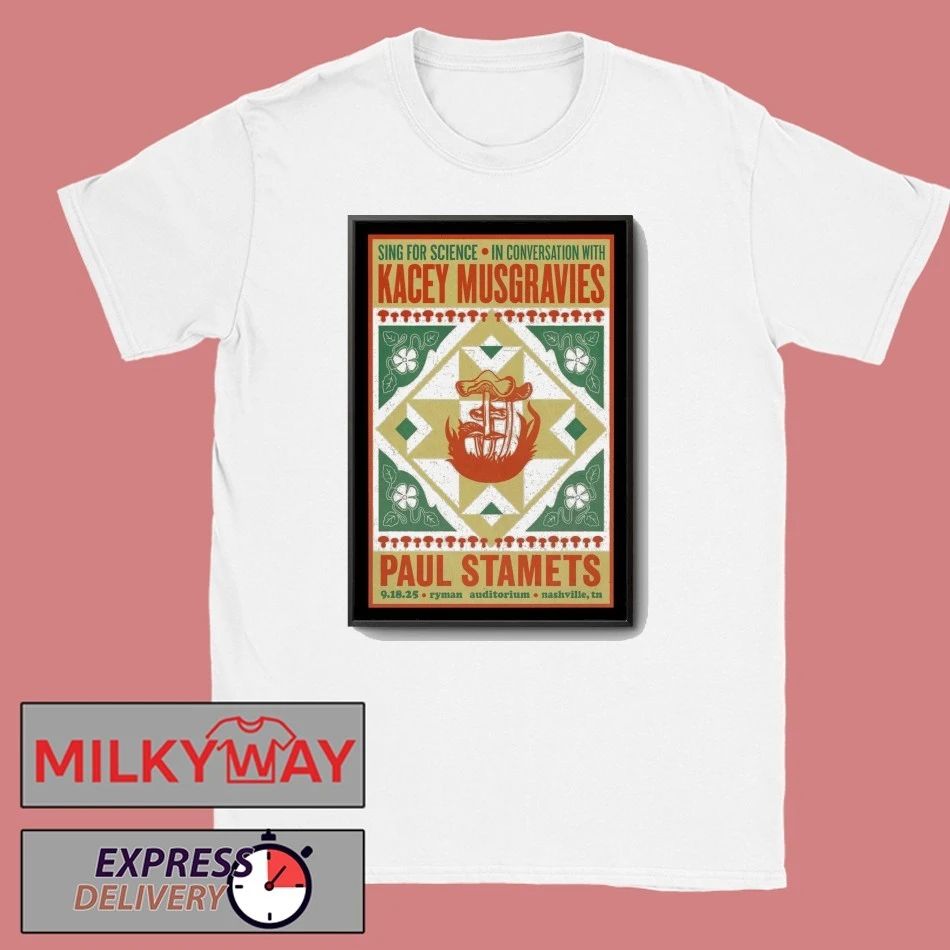 Kacey Musgraves and Paul Stamets Nashville, TN 2025 Event Poster shirt