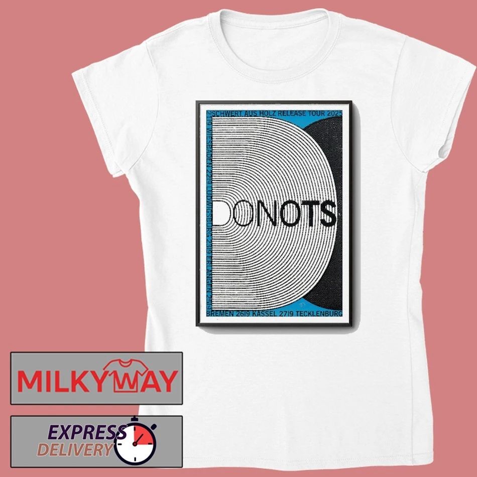 Donots 2025 Tour Australia Poster shirt