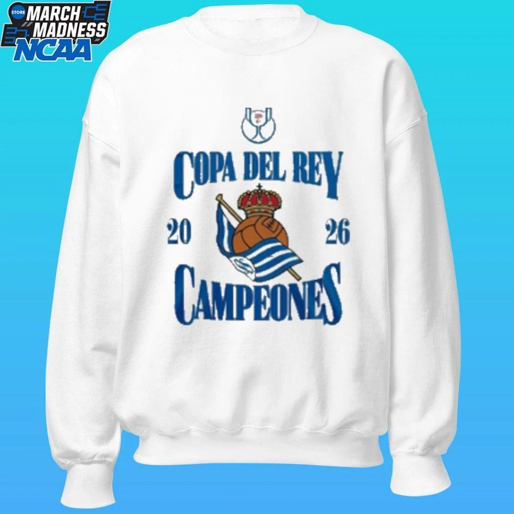 Real Sociedad 2026 Copa Del Rey Champions Shirt