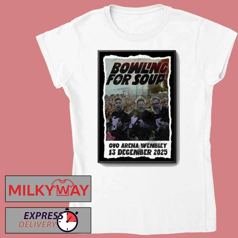 Bowling For Soup Wembley 2025 Poster shirt